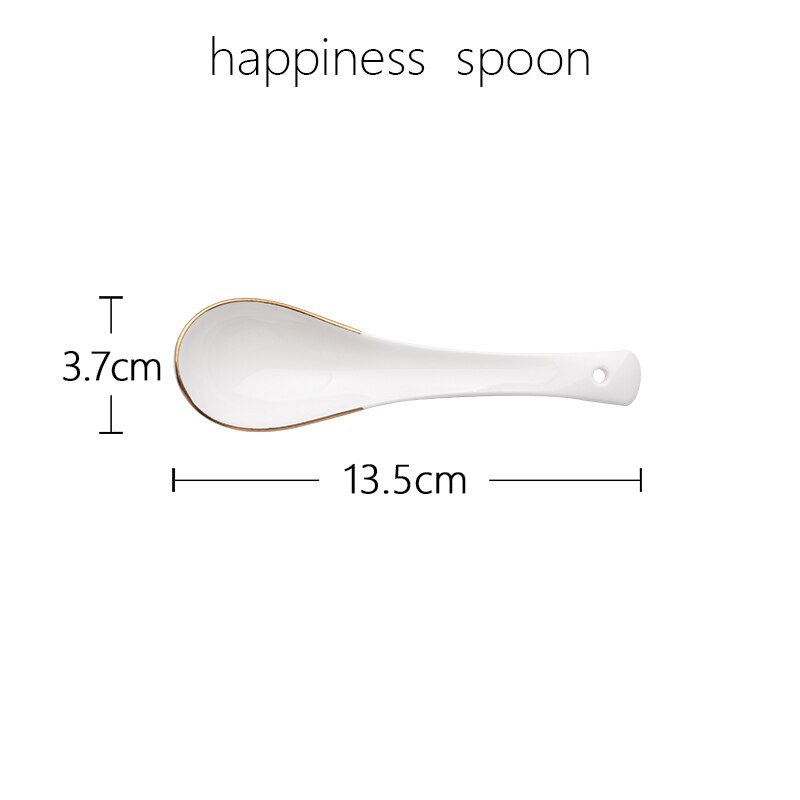 Nordic Ceramic Dinner Plates Beef Flat Plate Tableware Round Solid Color Dessert Dish Simple and Salad Cutter Dishes: spoon