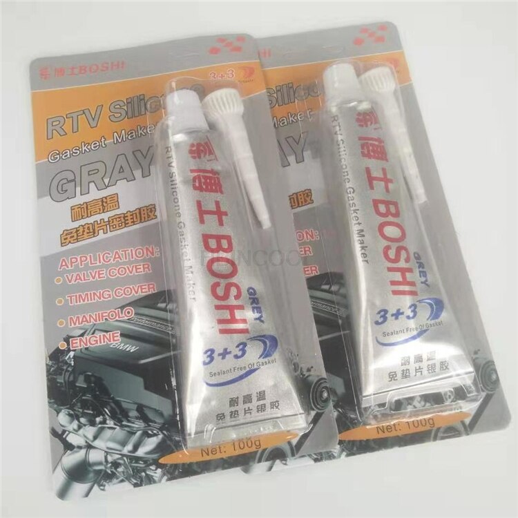 High temperature resistant gasket free sealant silver glue repair car engine motorcycle Le Dr. 100g silicone accessories