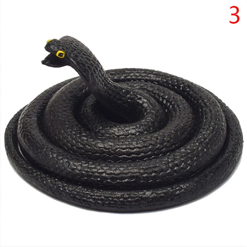 80cm Simulation Animals Snake Toys Cobra Practical Jokes Interesting Prank Horror Fun Shocker Novelty Gadgets Funny Toy: A3