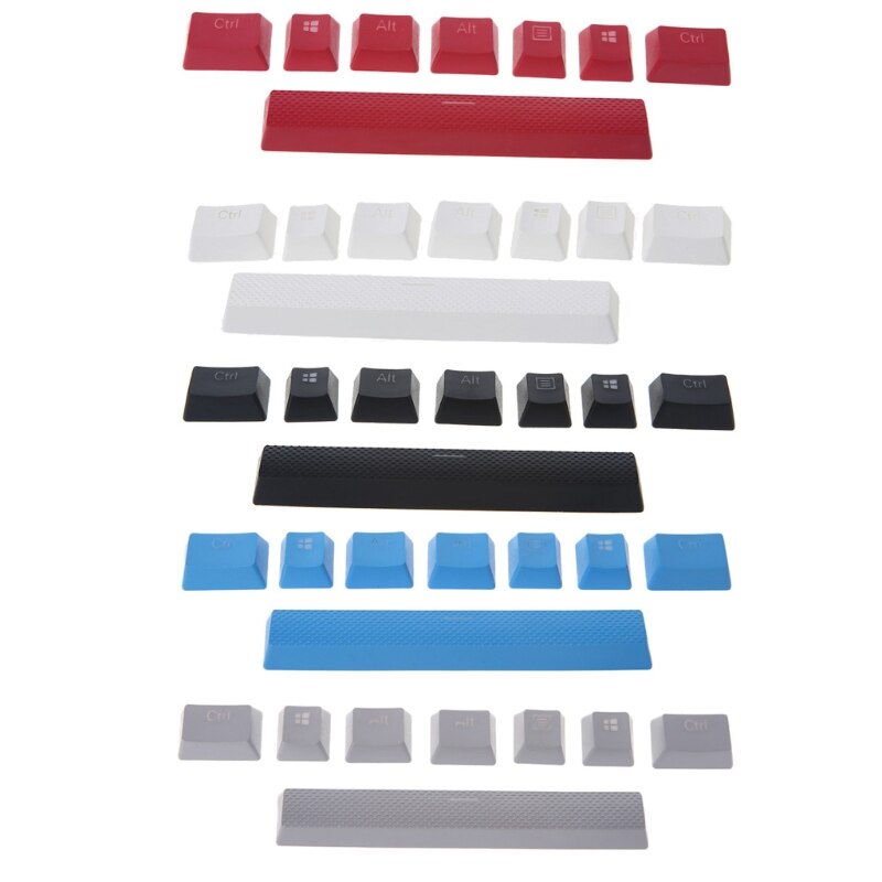 8 keys/Pack 6.5u Space Bar PBT Keycaps Double Shot Keycaps For Corsair STRAFE K65 K70 K95 Mechanical Keyboard Keycap