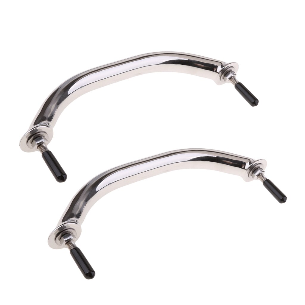 1 paar Schwere Boot Handlauf/Haltegriff Griff mit Stud 8 zoll-Marine/Yacht/RV 316 Edelstahl