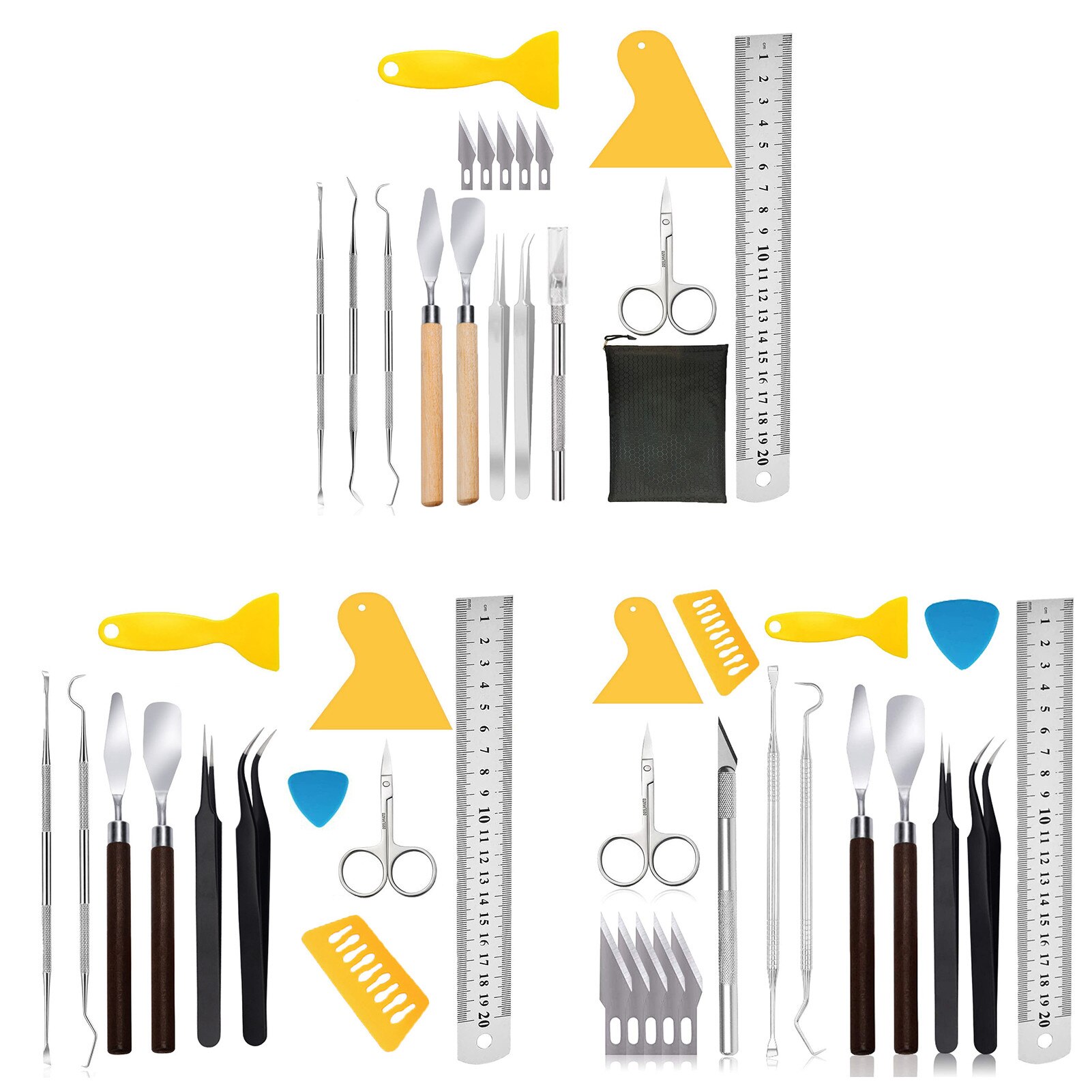 18PCS DIY Dried Flower Tools Vinyl Sticker Embossed Tool Kit For Beginners Hobbyists Or Professionals