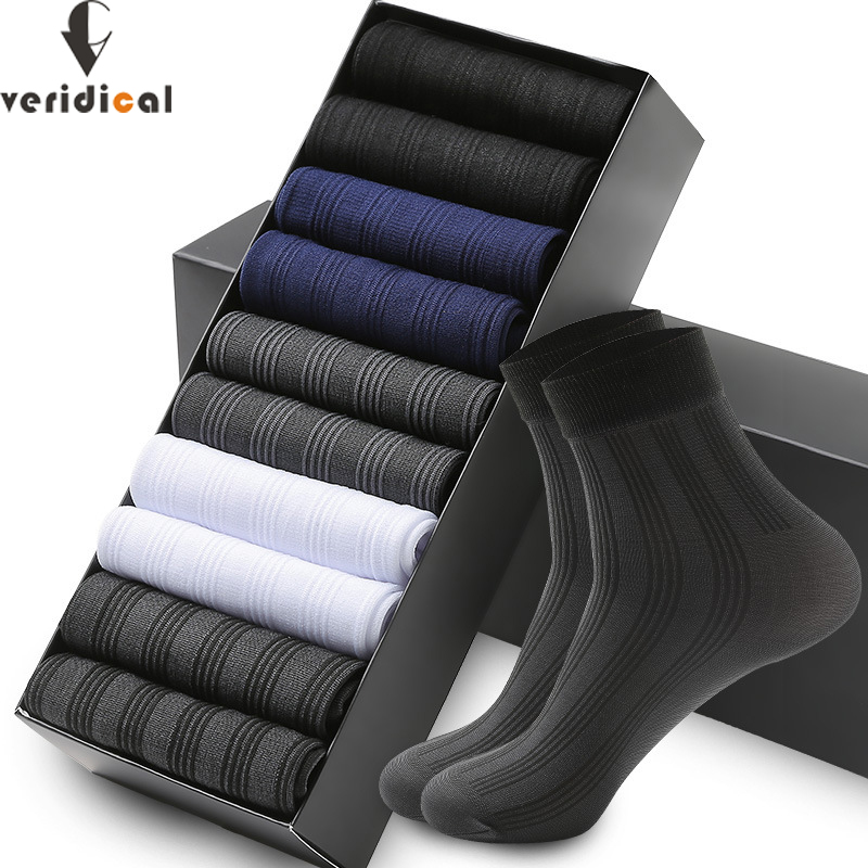 10Pairs Business Mannen Zijden Sokken Scheurbestendig Ademende Casual Sokken Ultra-Dunne Coolste Nylon Man Sokken Stretchy kousen