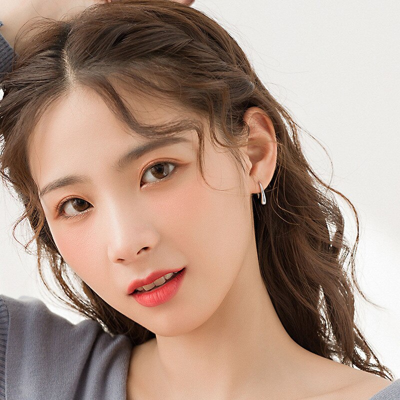 Personality Water Long Earrings Gold Color Small Cute Earring For Women Raindrop Dangle Earrings Jewelry Girl