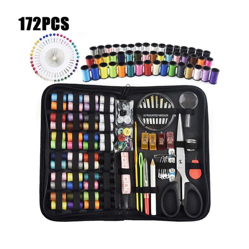 67/172pcs Sewing Box Set DIY Multifunctional Combination Portable Sewing Hand Sewing Embroidery Tools Home Sewing Accessories