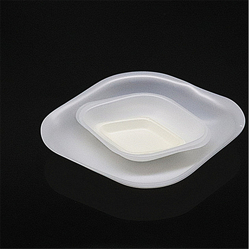 250 Pcs Plastic Weighing Dish Sample Tray Rhomb-shaped Disposable Laboratory Equipment Storage Trays Surface Plate Plates