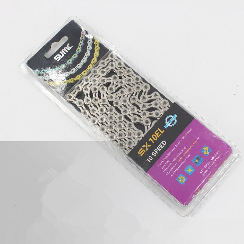 Mountain Bike 27 Speed 30 Speed Chain Folding Road Bicycle 24 Speed 8 9 Speed 10 Speed 11 12 Speed Chain: SX10EL silver