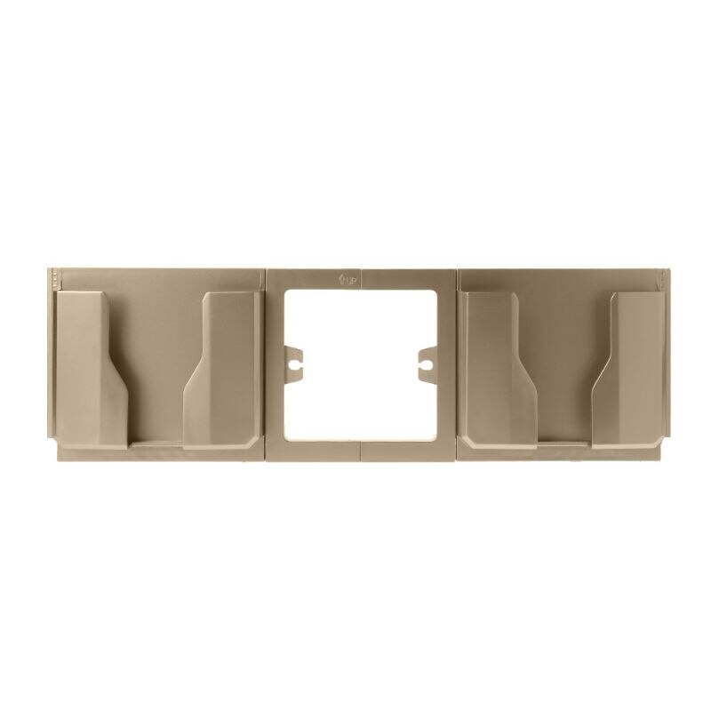 Socket Muur Telefoon Houder Beugel Dual Mobiele Opladen Lader Stand Mount Thuis Plank Stand Mount Ondersteuning Opladen Opbergdoos: 2