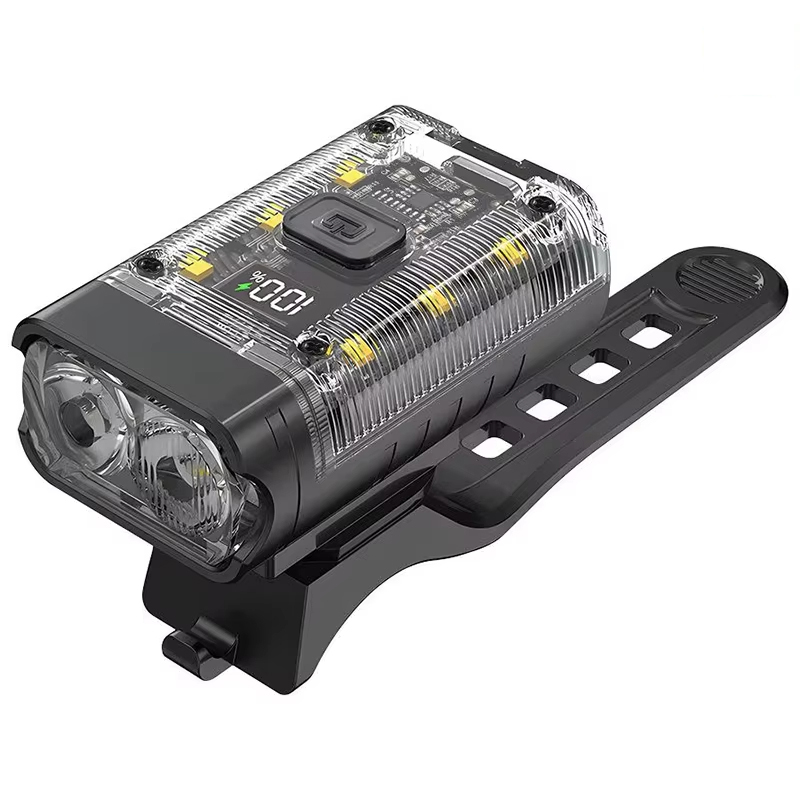 T6 LED Fietskoplamp Motorkoplamp Oplaadbaar Helder MTB Racefiets Hoofdlamp Fietsen Zaklamp Nachtrijden: Rood