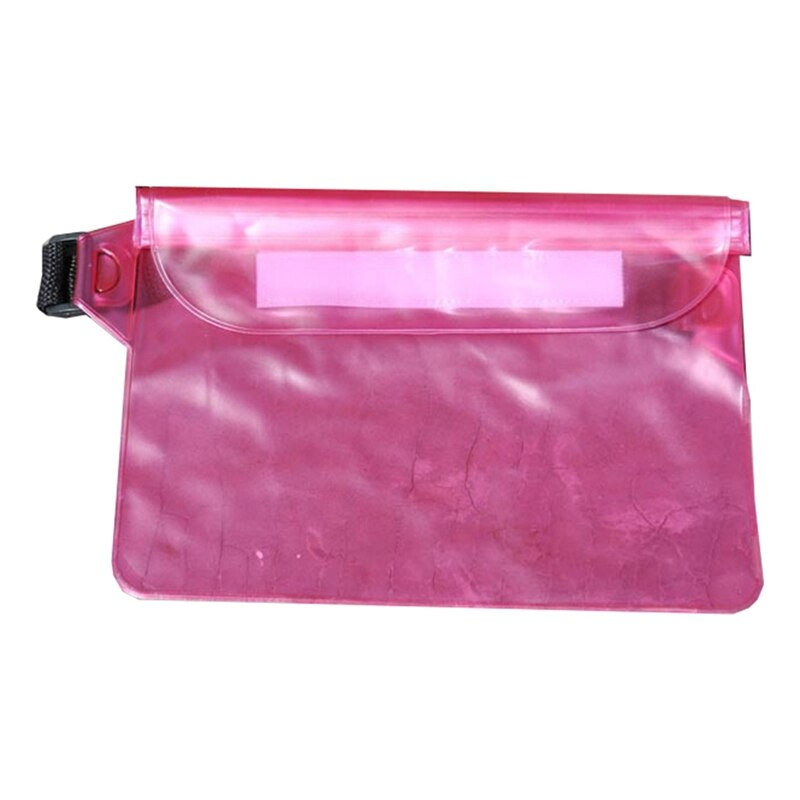 Waterproof Swimming Bag Underwater Dry Shoulder Waist Pack Drift Diving Bag Pocket Pouch Skiing Snowboard Mobile Phone Bags Case: Rose Red
