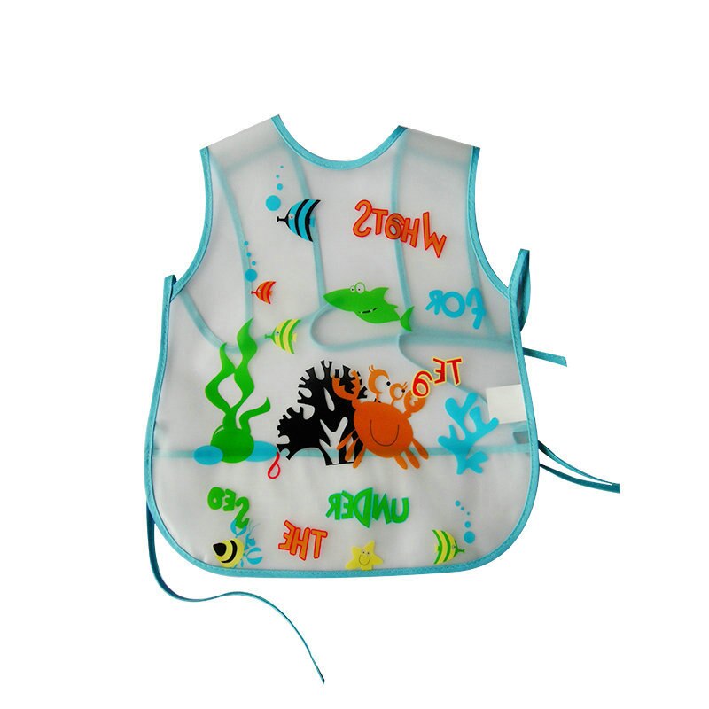 Baby Slabbertjes - EVA Plastic Waterdicht - Cartoon Print - Voeding Smock voor Peuters: 10