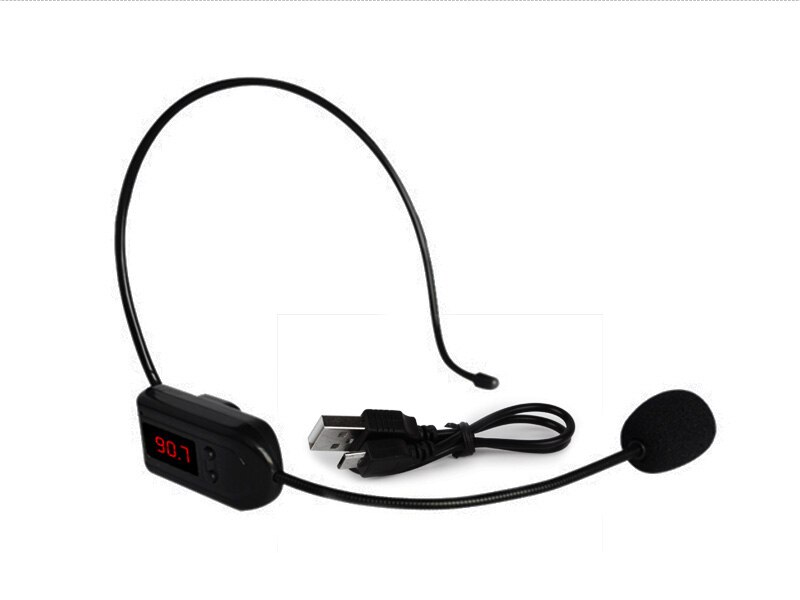 Amplificateur de mégaphone vocal Portable, Mini haut-parleur, lecture MP3, Microphone sans fil FM, pour Guider et former les enseignants