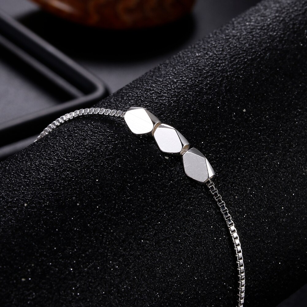 925 Sterling Zilveren Armbanden Voor Vrouwen Geometry Hexagon Box Ketting Classic Wedding Party Christmas Fine Jewelry