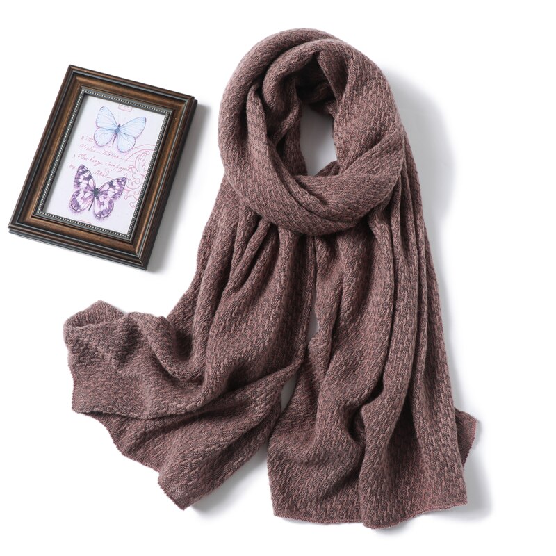 Weiche Kaschmir betroffen Schal für Frauen Warme Winter Schals Hijab Solide Pashmina Dame Schal wickeln Doppel Seite unisex Schals neue: WT5-13