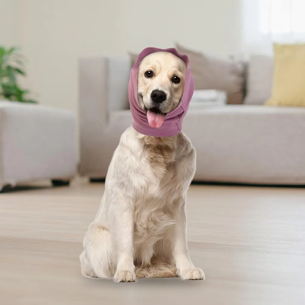 Hundepflege-Ohrenschützer, winddicht, Geräuschunterdrückung, Elastizität, weicher Schal, Welpe, Katze, warmes Stirnband, Ohrabdeckung, Haustier-Hunde-Zubehör