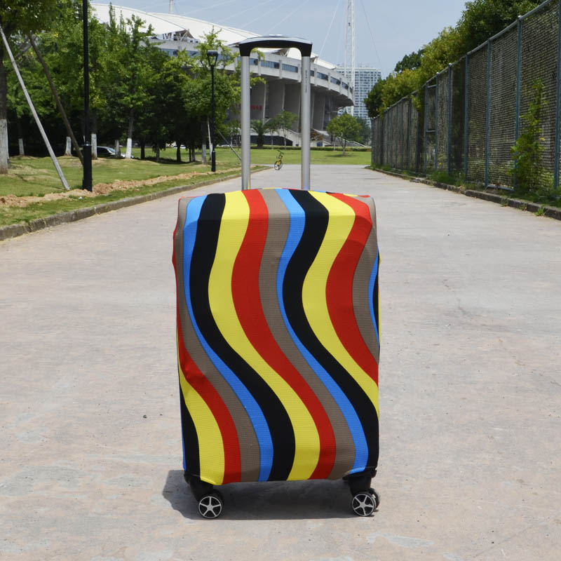 Capa de bagagem de viagem capa protetora mala caso trolley viagem bagagem poeira capa para 18 a 28 polegada moda elástica