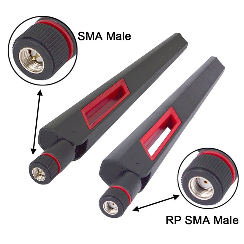 WIFI Antenna 2.4G 5G 5.8Gh RP SMA Male Universal Antennas Amplifier WLAN Router Antenne Booster