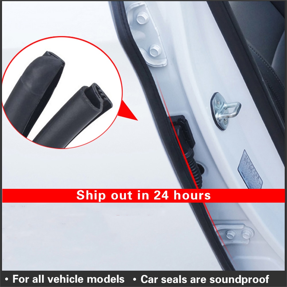 Auto Deur Afdichting Strip Afdichting Autodeur Edge Rubber Afdichting Voor Auto B Pijler Bescherming Sticker Voor Auto Deur Rubber kit