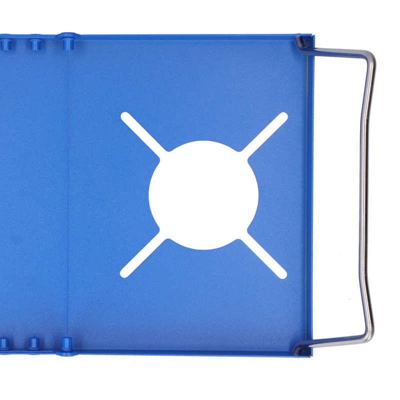 Folding Stove Table Windproof Stainless Steel Stove Stand Outdoor Stove Desk For Camping/Hiking/Travel/Picnics Small Patio Table