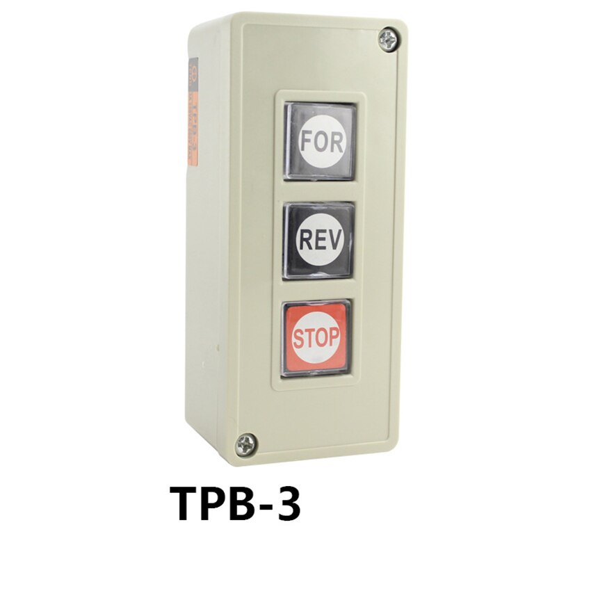 Push Button Switch for Barrier Gates And Gate Openers/Commercial Garage Door Opener Three Button Station Box 117*39*50MM
