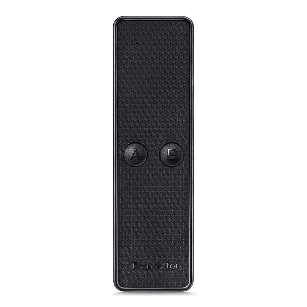 Portable Smart Voice Translator Real Time Multi-Language Speech Interactive Translator 3 in 1 voice Text Bluetooth Translator: Black