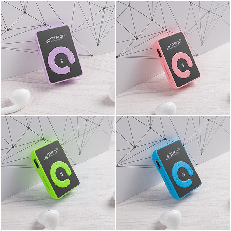 MP3 Player Mini MP3 Player Supporting 8GB TF Card With USB Cable Student Card MP3 Mini Portable MP3
