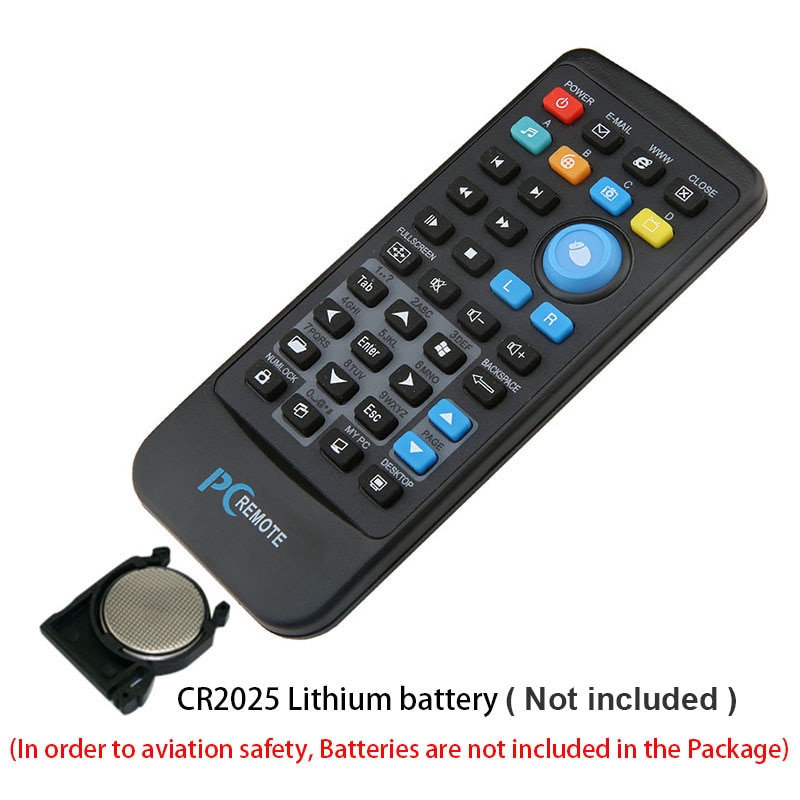 POWSTRO USB IR Wireless Mouse Remote Control Controller USB Receiver For Loptop PC Computer Center Windows Xp/Vista/7/8/10