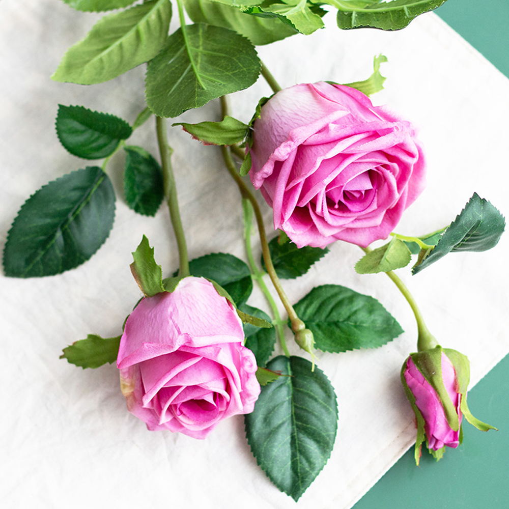 Rose Flower Petal Silicone Mold Form Cake Decorating Tools Fondant Sugarcraft Gumpaste Chocolate Baking Clay LeafMould M2882