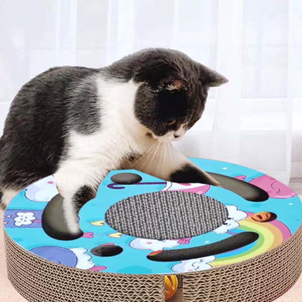 Cat Scratching Board Cat Paper Board Corrugated Paper Cat Plaything Cat Self Diversion