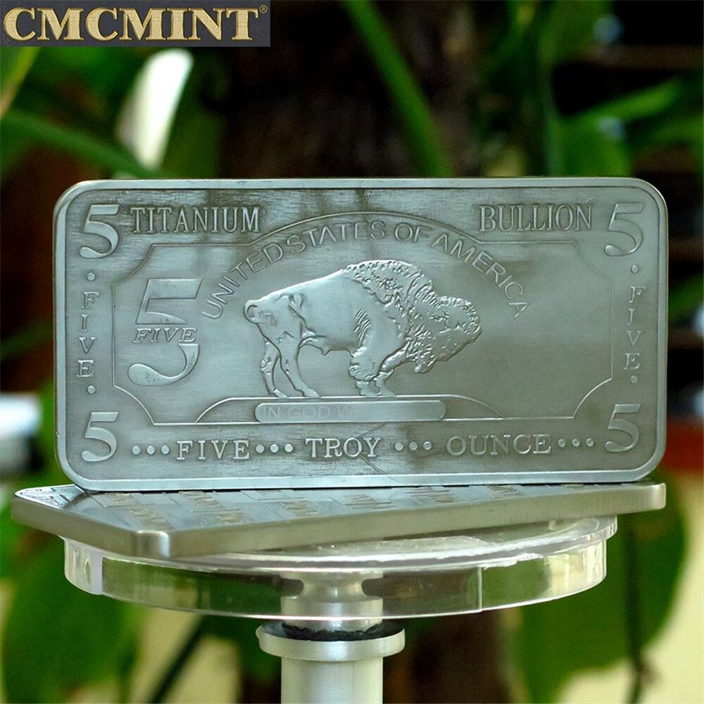 5 Oz Titanium Buffalo Bar