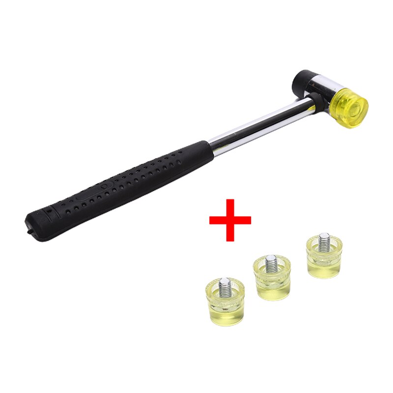 Practical Double Sided Rubber Hammer Hand Hammer DIY Multifunctional Leather Tool Durable Mounting Hammer: C