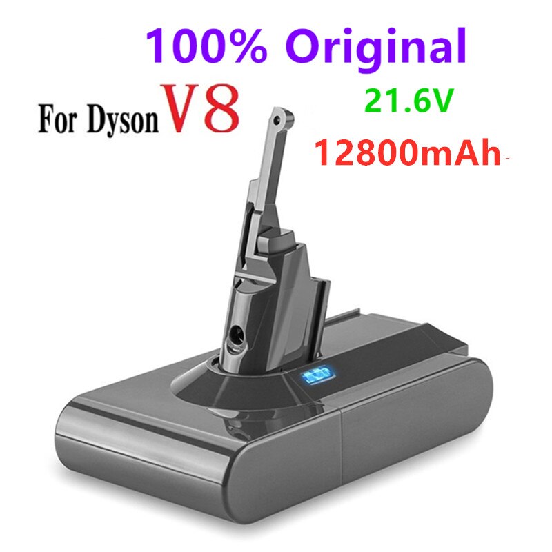 100% Dyson V8 68000mAh 21,6V Batterie für Dyson V8 Absolute/ FlauschigenTier Li-Ion Staubsauger wiederaufladbare batterie: V8-12800mAh