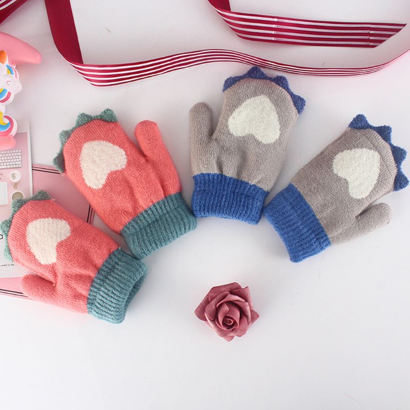 Gants d'hiver pour bébés filles | Gants tricotés pour plein air, pour garçons et filles, gants chauds pour enfants