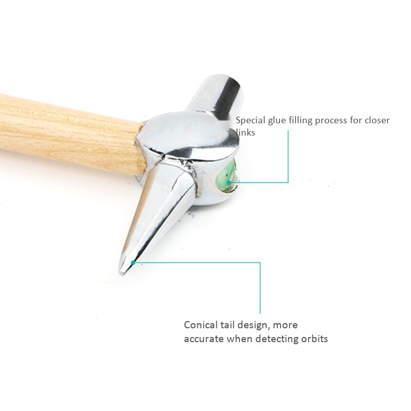 GTBL Test Hammer with Wooden Handle Railway Bridge Ships Multifunction Large Mining Equipment Maintenance Log Hand Tools