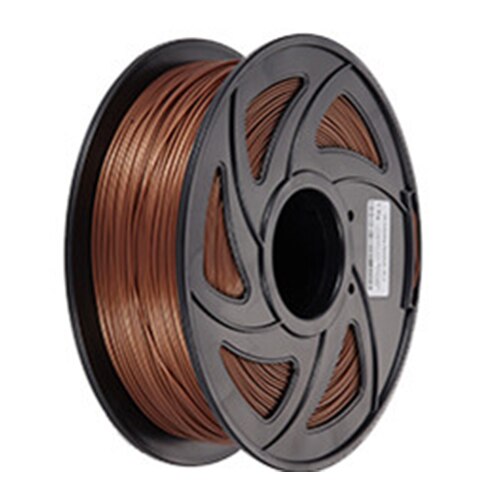 Consumíveis da impressora 3D imitação cor de Bronze de cobre Puro Mais Escuras PLA material 0.5 kg de alumínio 1.75mm: pure copper