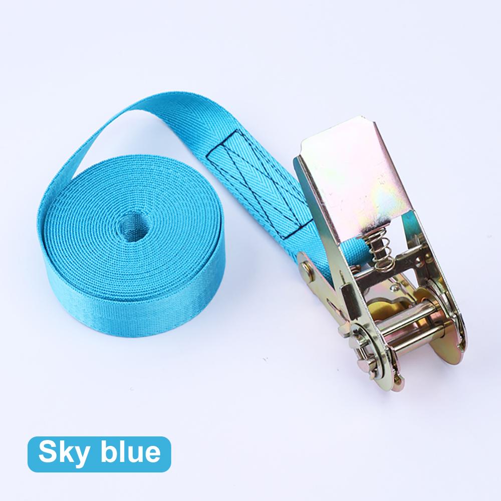 3 måler spenne båndbelte lastestropper til motorsykkel med metall spenne slepetau sterk skrallebelte til bagasje bag