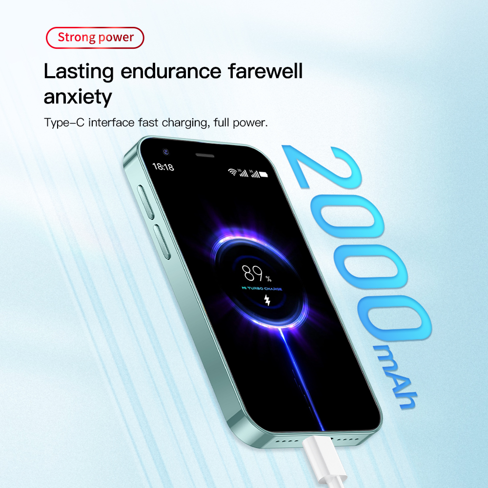 SERVO-P90 Mini Smartphone, Sistema Android, Dual SIM, 2000mAh Face Unlock, 3G WCDMA, Pequenos telefones inteligentes, Preço baixo, Novo, 2022