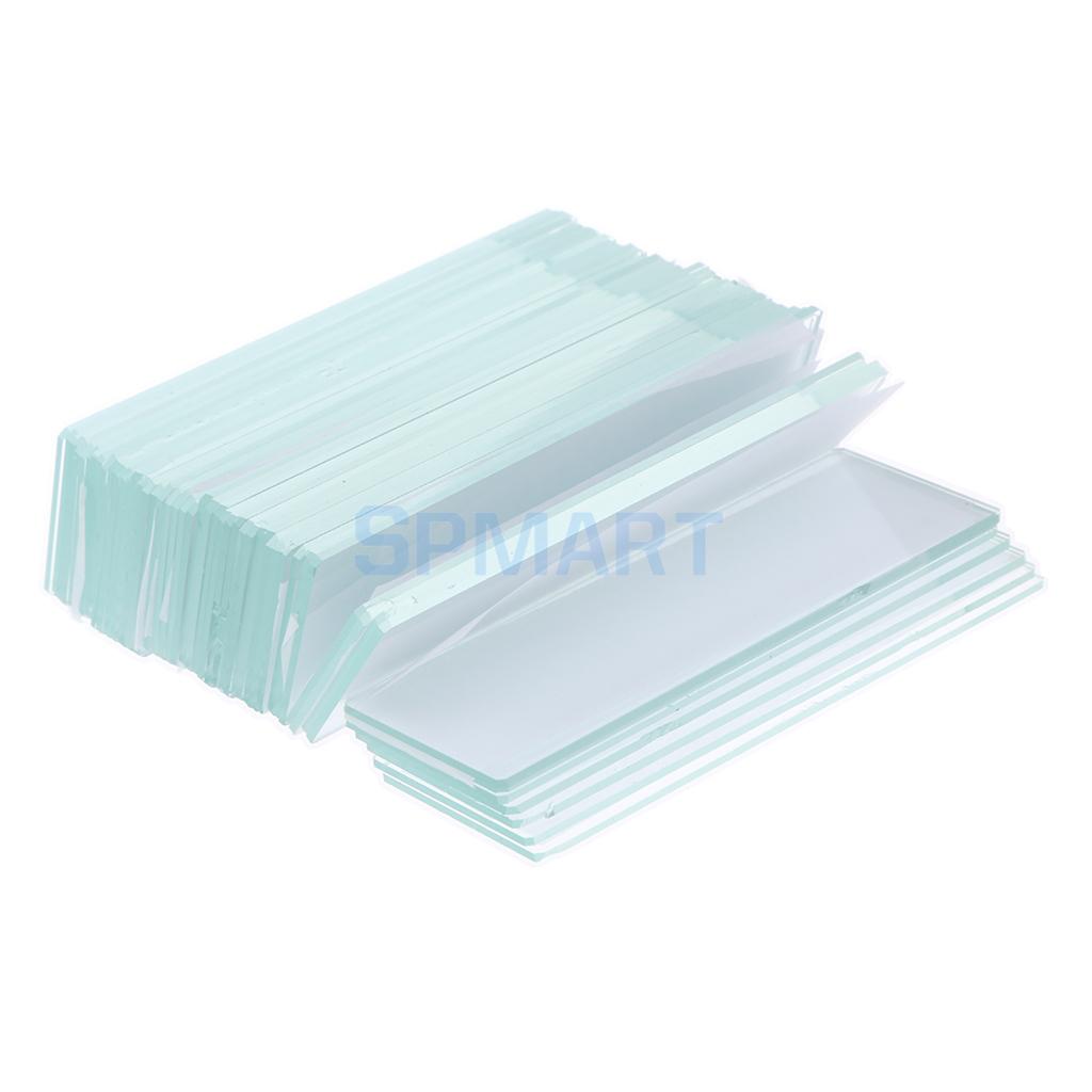 50 Stuks 75X25 Mm Microscoop Glasplaatje Micro Dekglaasjes Voor Biologie Experiment Levert Lab Ser