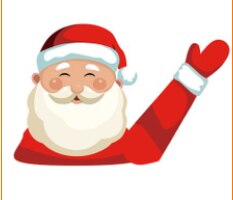 Kerst Achterruit Kerstman Raamstickers Auto Ruitenwisser Sticker Xmas