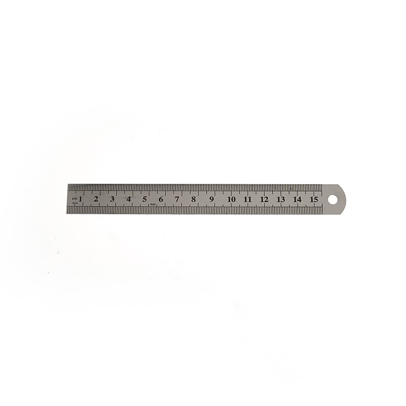 4 Pièces Règle en AcierInoxydable Règles en Métal outil de Mesure de Bord D'échelle Double Face 15cm/20cm/30cm/40cm Différentes Tailles pour Bureau de Dessin D'ingénierie école D'ingénieur