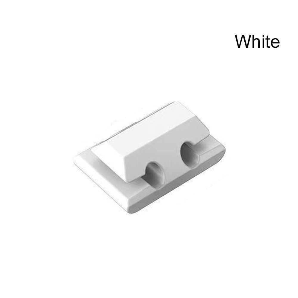 Organizzatore del cavo del supporto del cavo gestione del cavo in silicone avvolgitore USB clip per cavi ordinati da tavolo per l'organizzatore del cavo della cuffia del topo: Rosso