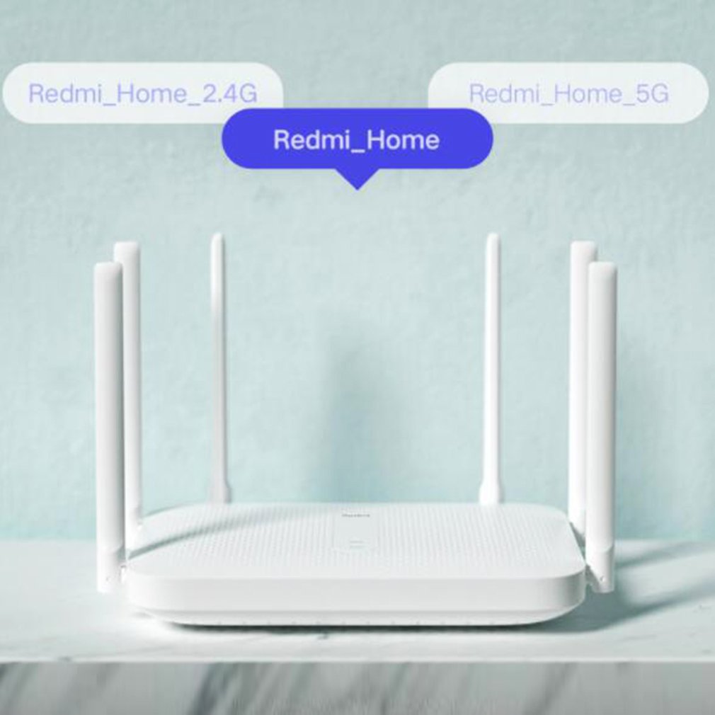 Xiaomi Redmi AC2100 routeur 2.4G / 5G double fréquence sans fil Wifi 128M RAM jeu accélérateur couverture amplificateur de Signal externe