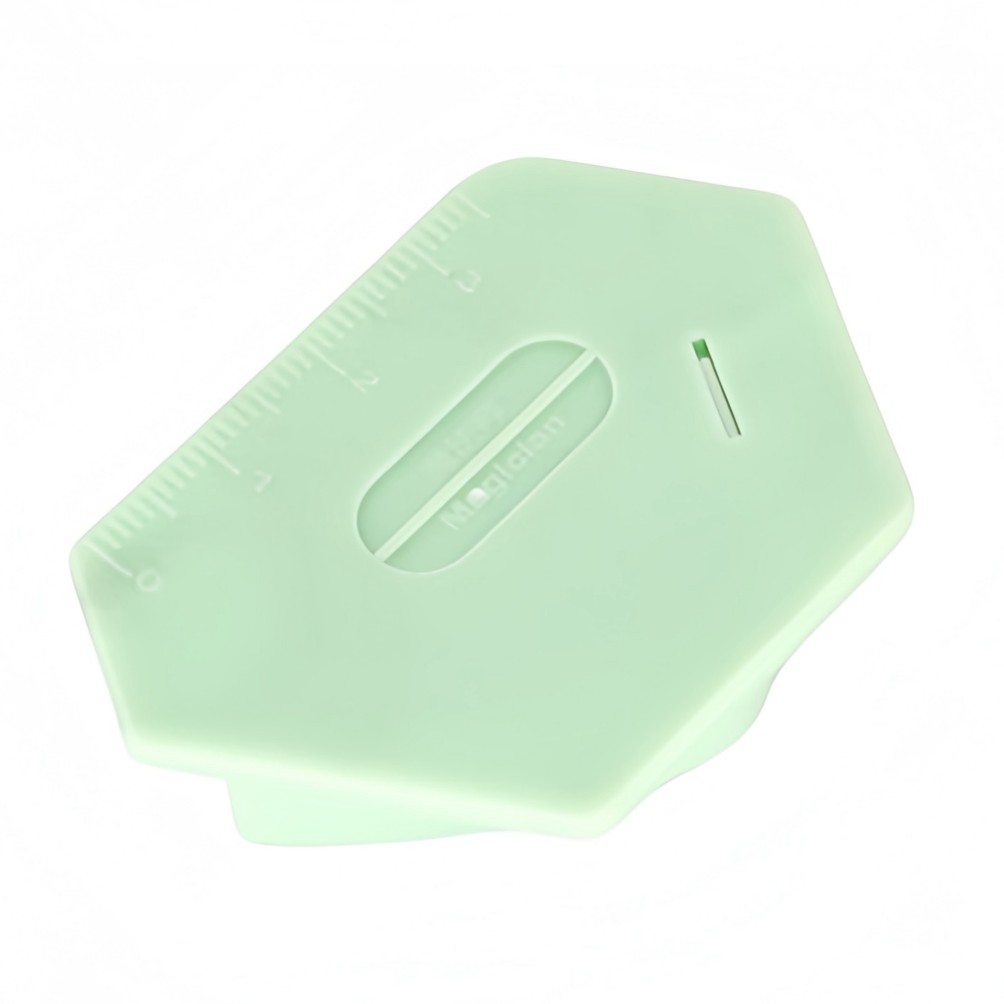 1 kpl muovinen magneettinen ompelusaumanohjain kone monikulmainen käpristymisenestolaite monitoiminen viivain helma ompelutarvikkeet: Vaaleanvihreä