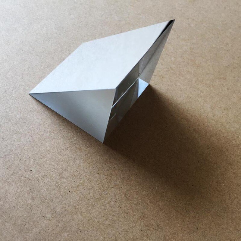 External Reflection Right Angle Prism 50 * 50 * 50mm Optical K9 Material High-precision Measuring Instrument Customization
