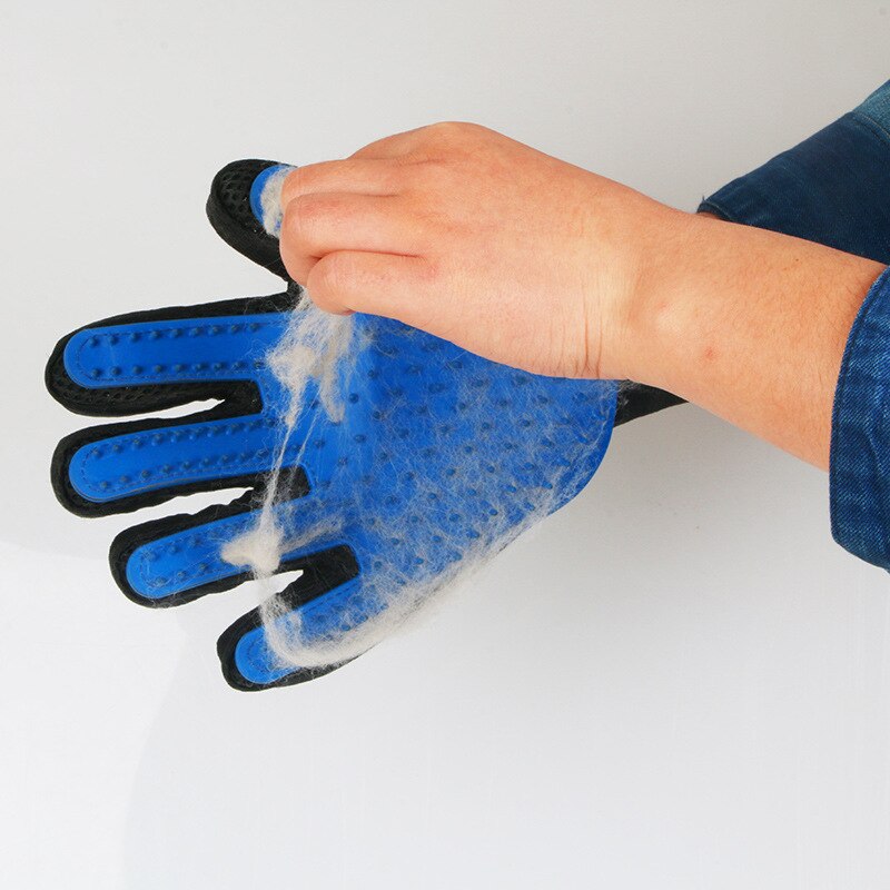 Haustier Hund Pflege Handschuh Silikon Reinigung Pinsel Hunde Katzen Handschuh Haar Pinsel Kamm Handschuhe Haustier Reinigung Liefert Hund Zubehör