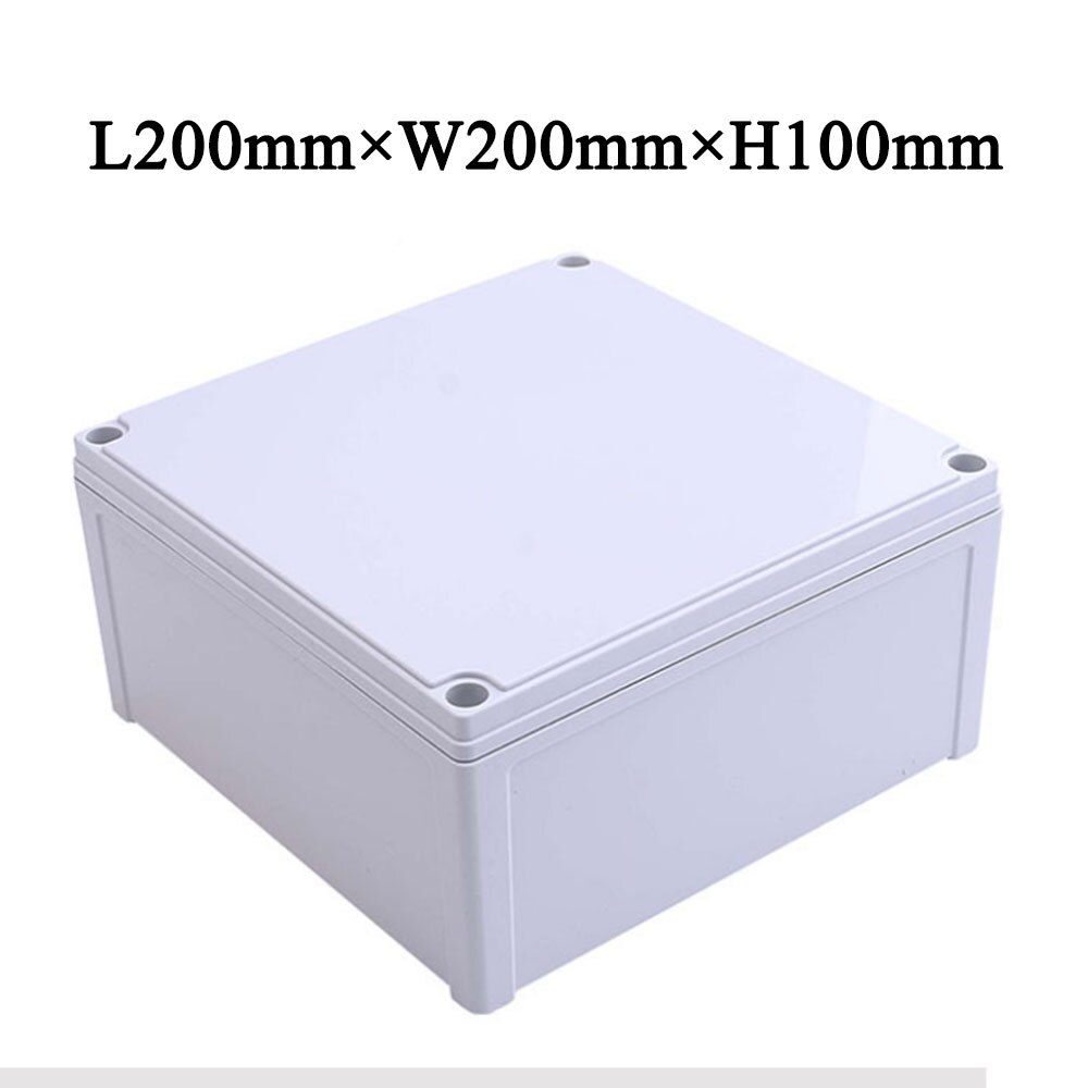 Plastic Dustproof Waterproof IP67 Junction Box Universal Electrical Project Enclosure Grey ABS Housing Box