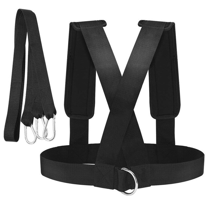 Bandas de resistencia, correa de hombro con rodamiento de peso para entrenamiento de velocidad Ejercicio de carrera entrenamiento expansor Fitness Band