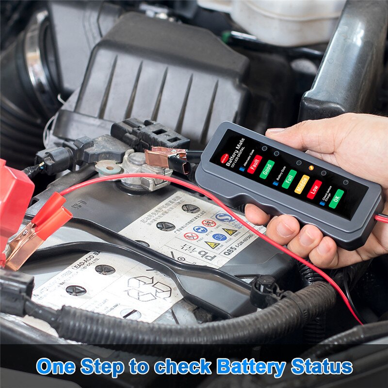 1PC 12V Car Battery Tester Cigarette Lighter Type AC Engine Quick Start Test Diagnostic Repair Tool