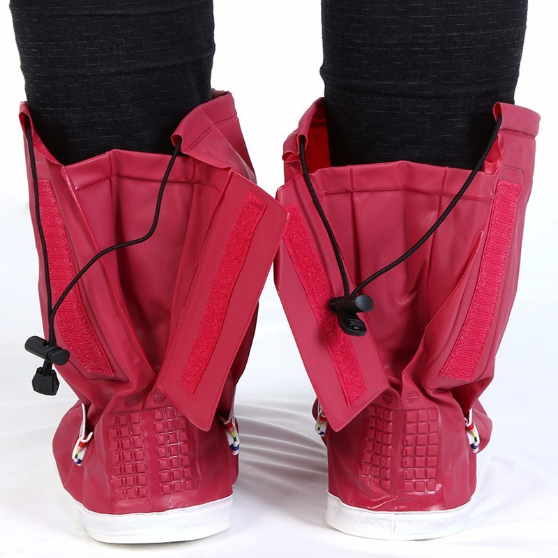 Fghgf Regen Schoenen Covers Alle Seizoenen Antislip Reusableflat Overschoenen Outdoor Tool Schoen Accessoires Waterdichte Mannen Vrouwen