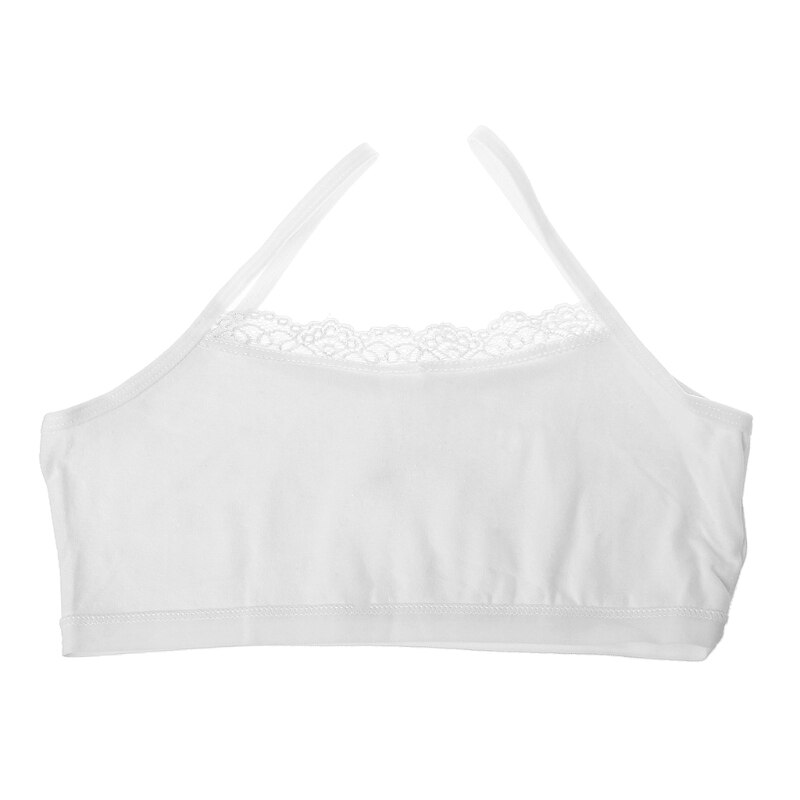 Girl Underwear Lace Bras Cotton Camisoles Sports Bra Top For Teens Training Bra 57BF: 4